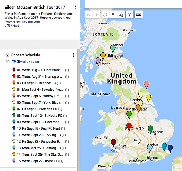 Britour map